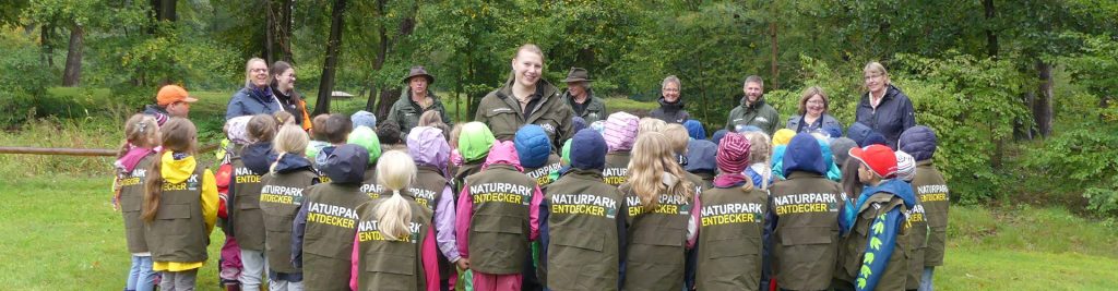 Kindergruppe im Naturpark Lauenburgische Seen